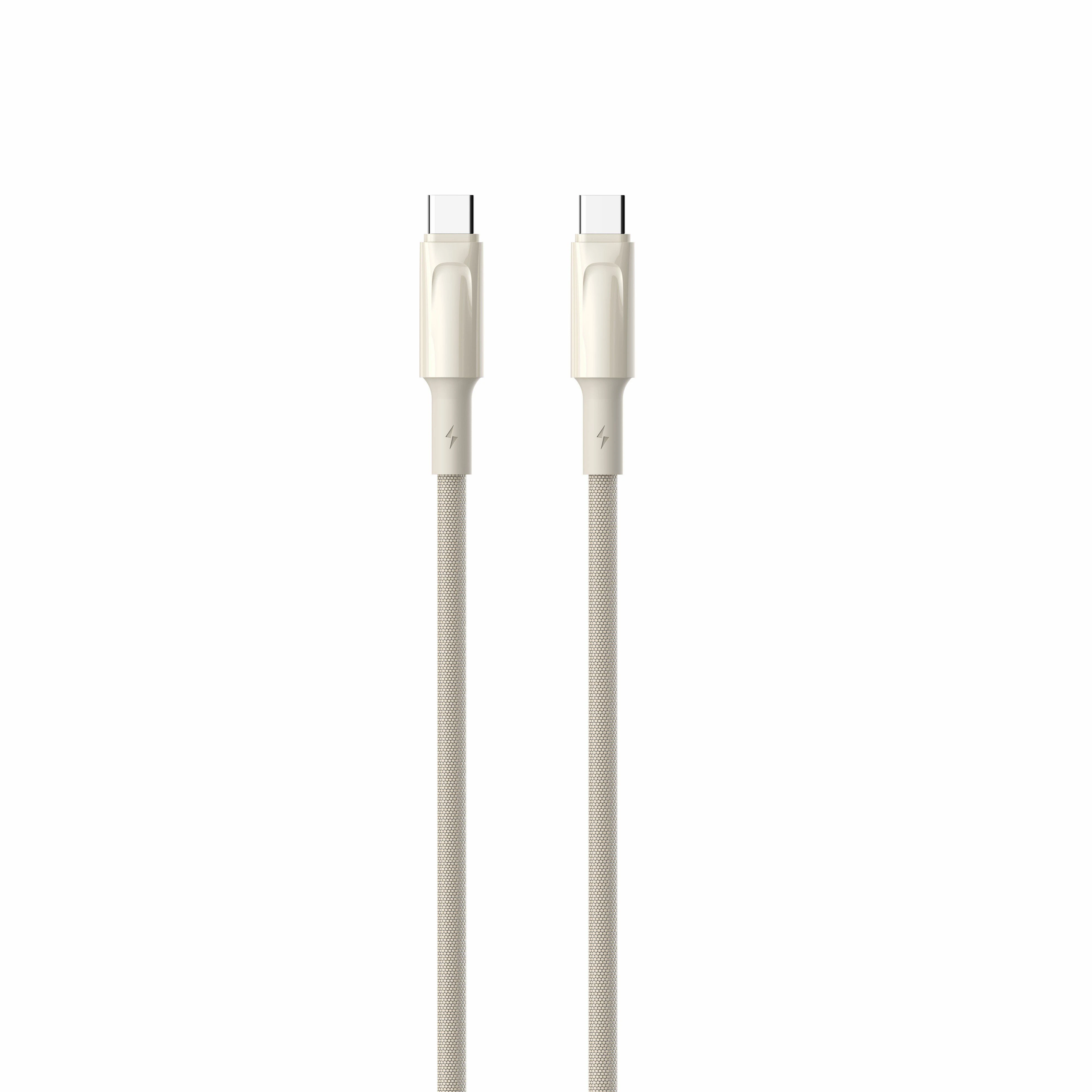 Ldnio LC341c Wholesale Customized USB-C to USB-C 65W/6A 1m/3.3FT Nylon Fast Charging Anti-Break OEM Data Cable for Earphone/ Mobile Phone