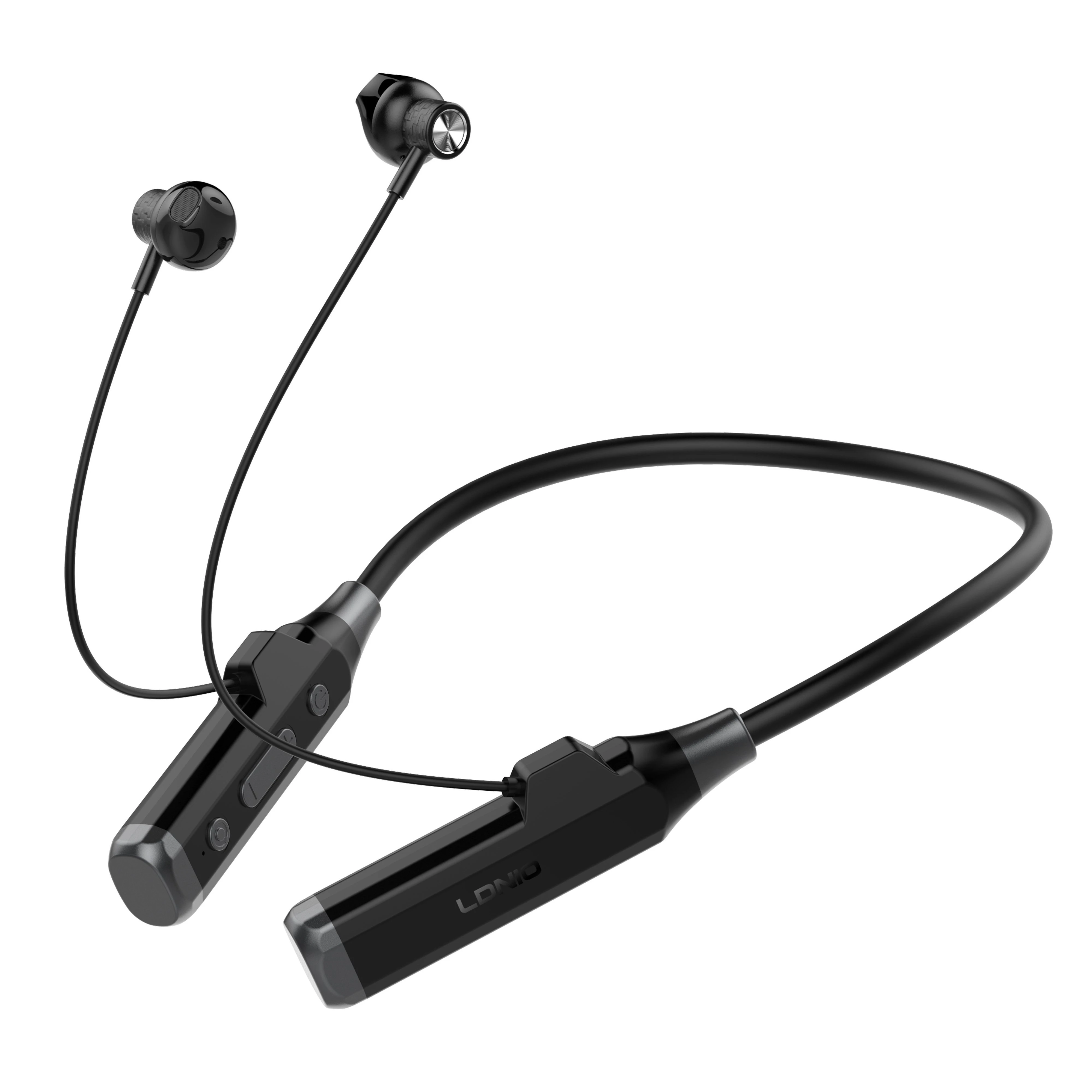 Ldnio N05 Tws Neckband Headphones in-Ear Sport Magnetic Noise Canceling Wireless Bluetooth Earphone CE Certificate Neckband Headset Headphones