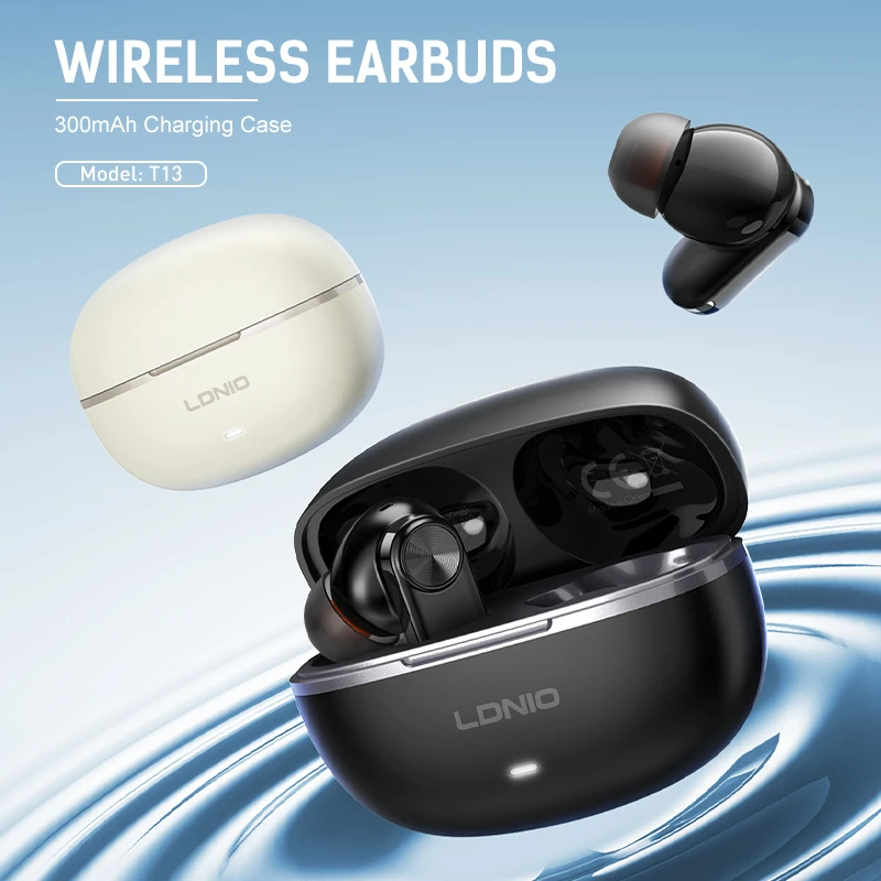 Ldnio T13 2025 Best Factory 1: 1 PRO2 Anc (Top-level version) Noise Cancel Wireless PRO3 Bluetooth Earphone Stereo Headphone Pods Max PRO Air 2 3 Headset Earbud