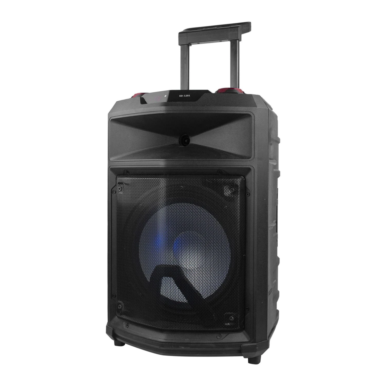 Lead Battery Temeisheng Tms12-01 12V 7.5A 12 Inch Portable Trolley Rechargeable Multi-Function Speaker with Microphone