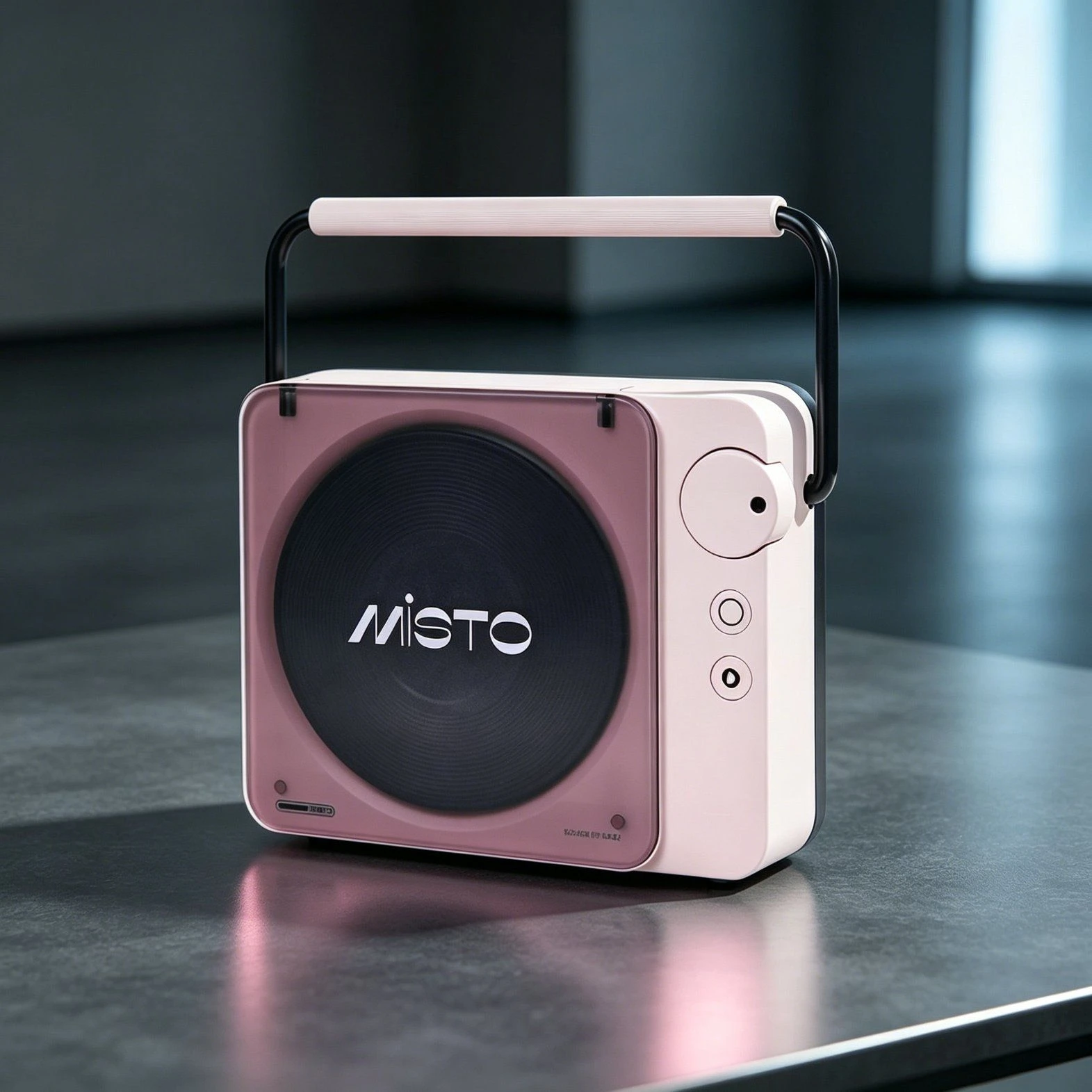 Lightweight Bluetooth Speaker with Warm Glow and 45mm Driver
