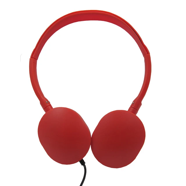 Lightweight Portable Headband Wired Headphone Student 3.5mm on Ear Headset Customzied Headphones Without Microphone