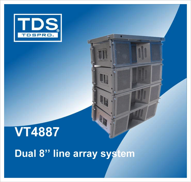 Line Array DJ Sound Speaker Vt4887 with 138dB Output Audio Speakers