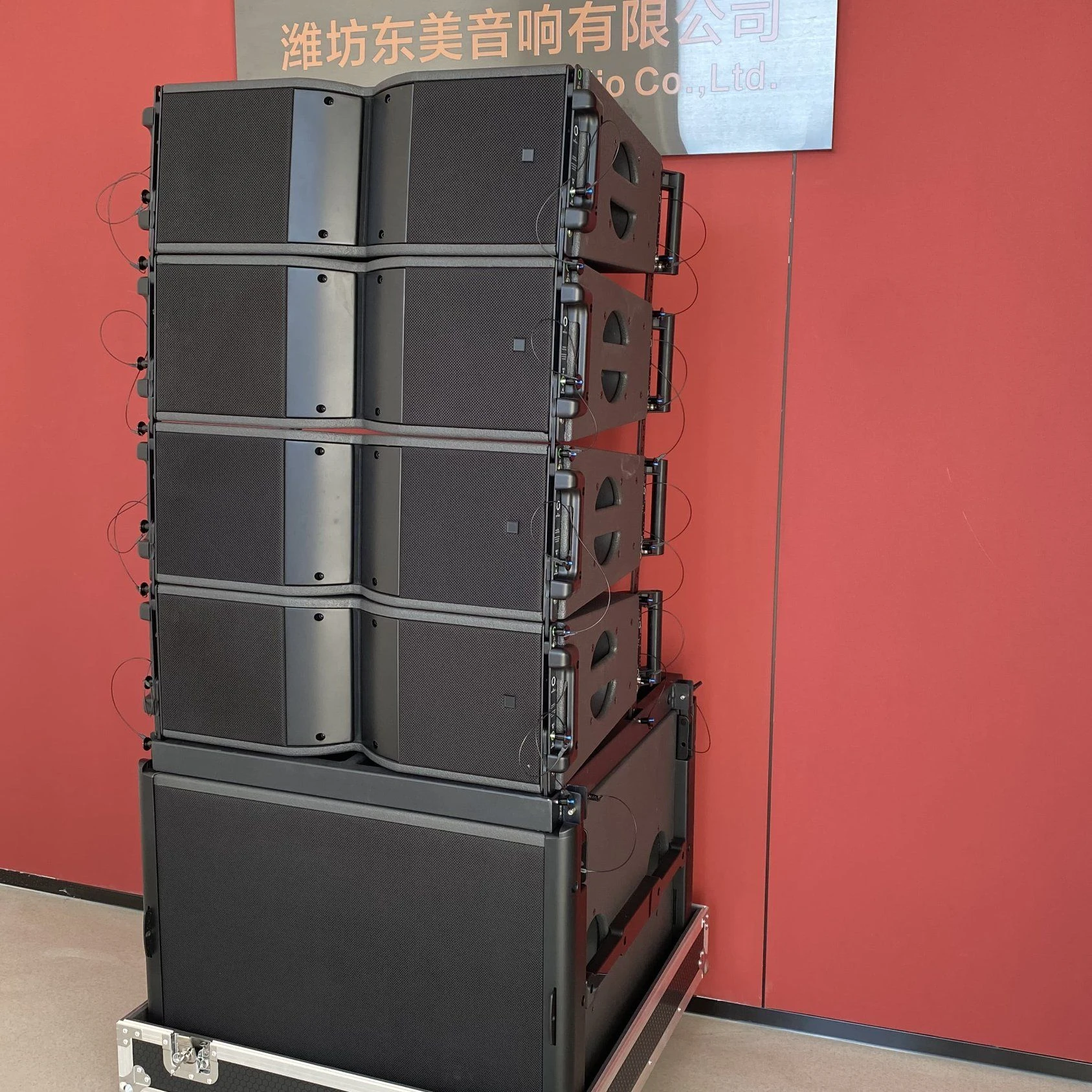 Line Array Speaker -Dual 8 Inch 450 W Audio Sound System for Church, Live Stage Concert and Multi-Function Hall Ka 208