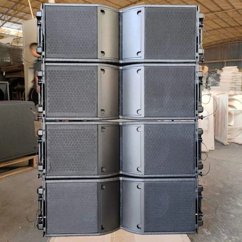Line Array Speaker with Dual 10 Inch 2 Way Professional Passive PA Sound System 650W AES 8 Ohm with Wide Coverage for Concert Church Wedding Cinema-Ka210