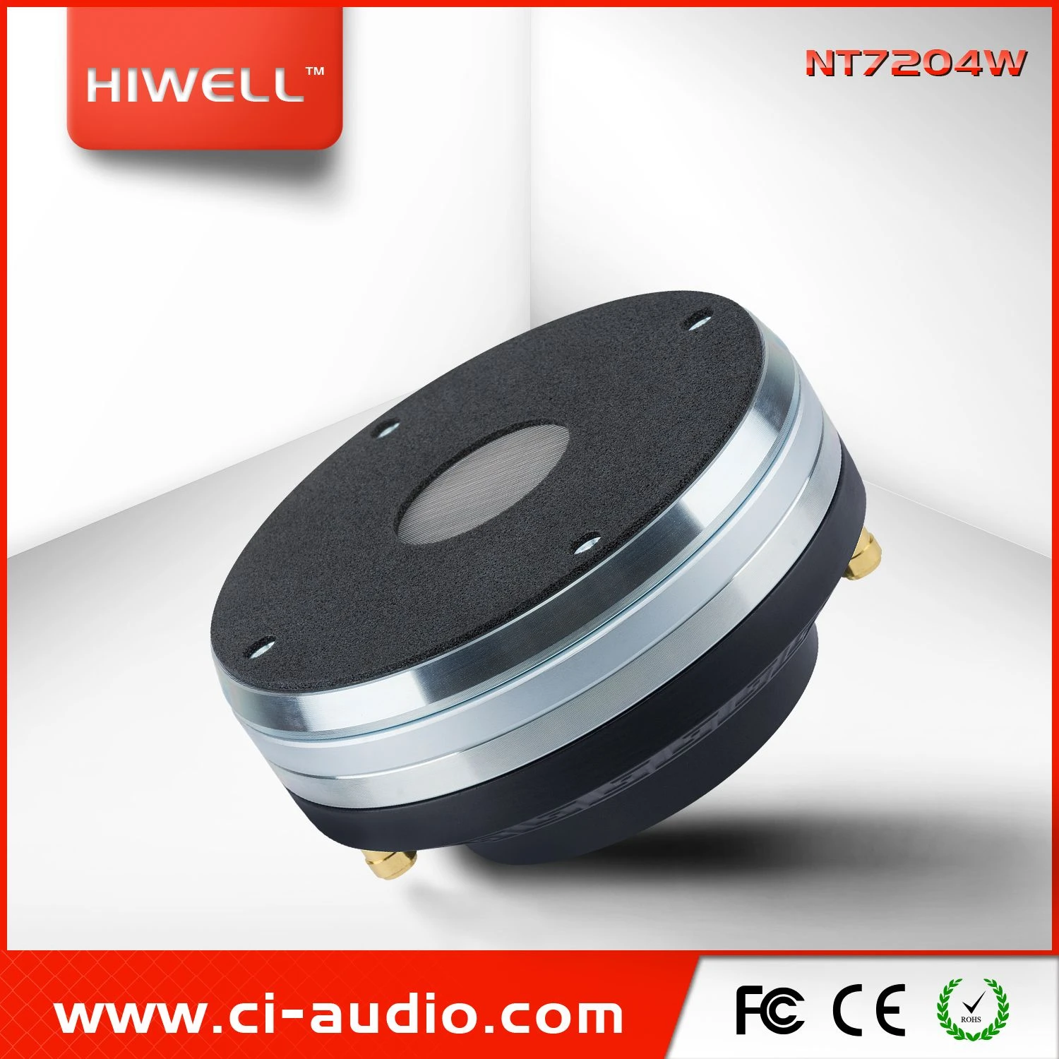 Line Array System 3” Neodymium Tweeter Speaker, Compression High Driver Professional Loudspeaker.