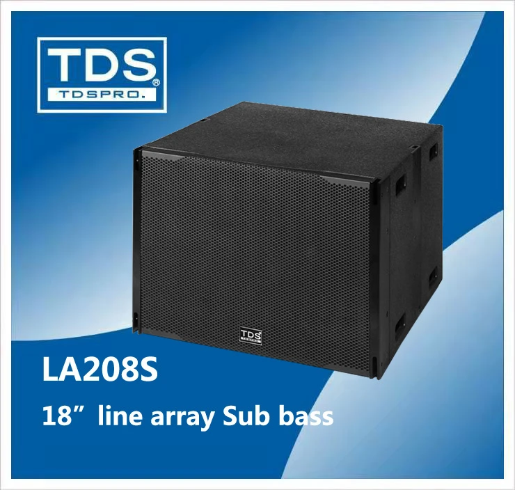 Live Events Professional Single 18” Sub Bass Line Array Subwoofer