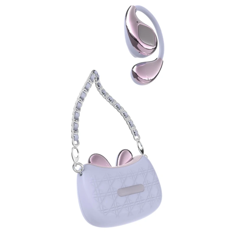 Long-Endurance Wireless Bluetooth 5.4 Hanging Long-Wear Comfort Hanging Ear-Hook Ows Earbuds for Continuous Listening with Noise Reduction