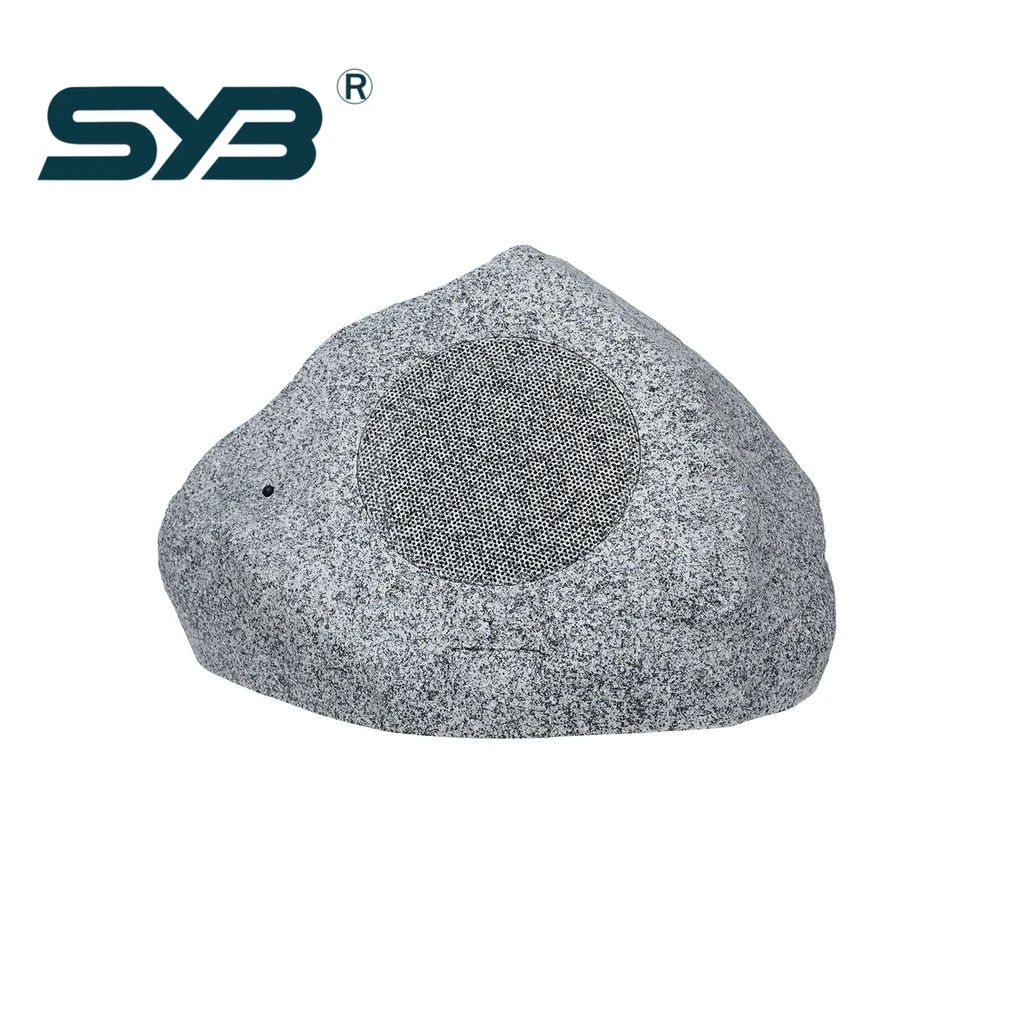 Long Lasting 10W Solar 4-Inch Rock Speaker with Wireless Bluetooth for Patios