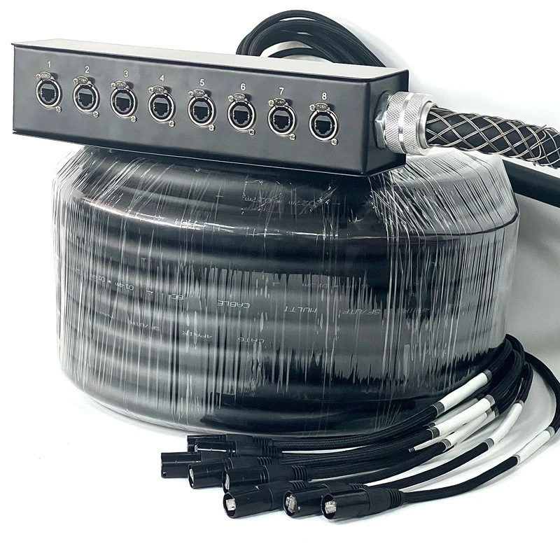 Long-Lasting Zero Latency Significantly Simplifying The Wiring Process Audio Snake Cable 12channel