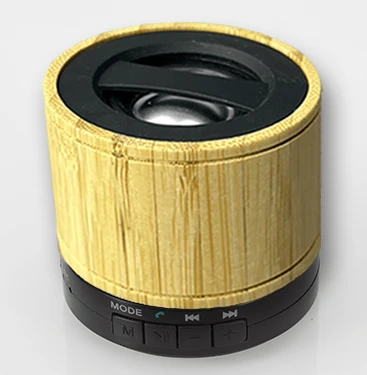 Loudspeaker Bamboo Speaker with 800mAh Battery and FM Aux in Capability