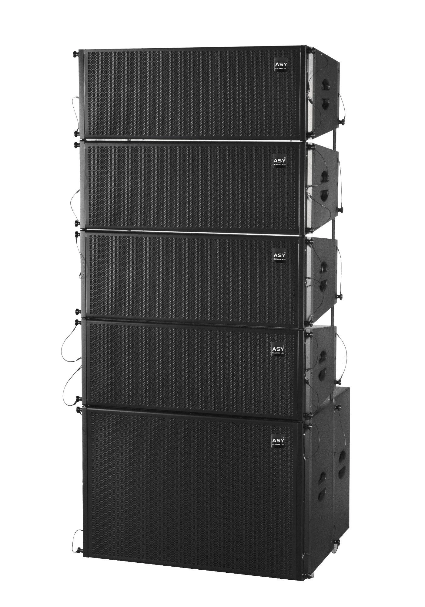 Low Cost Installation and Disassembly Dual 10-Inch Active Line Array Speaker