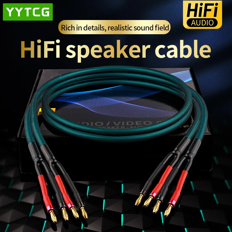 Low-Distortion Shielded Speaker Wire for High-Fidelity Sound Restoration in Tube Amplifiers & Floor-Standing Speakers