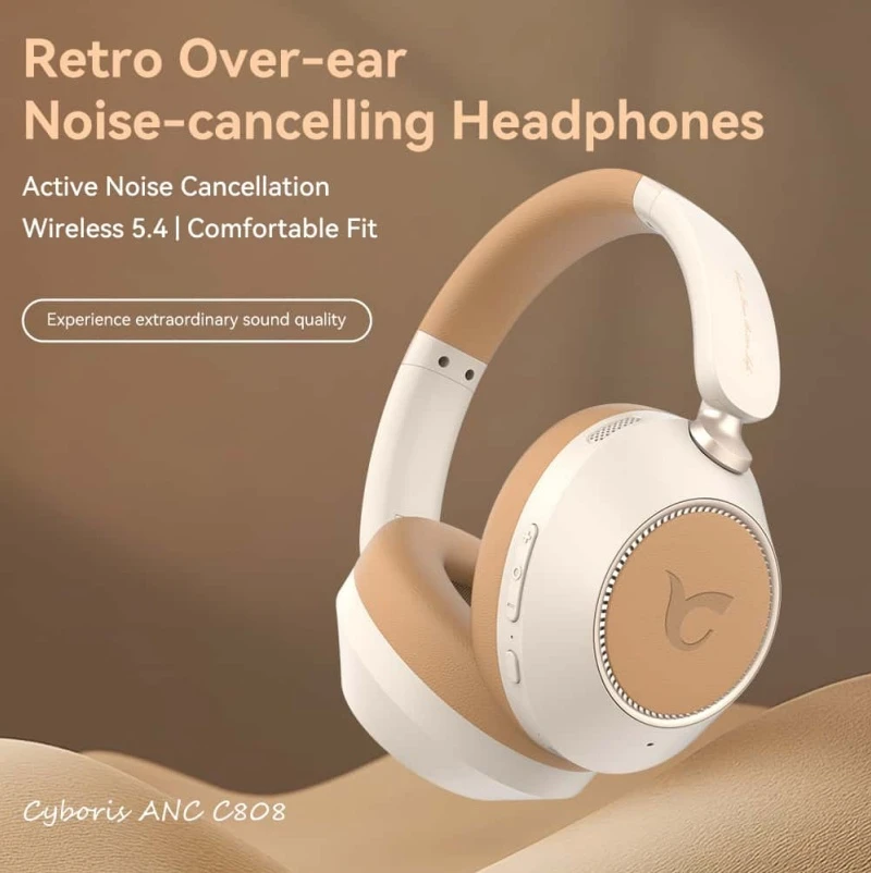 Low-Latency Ergonomic Bluetooth 5.4 Bluetooth Headphones for Commute