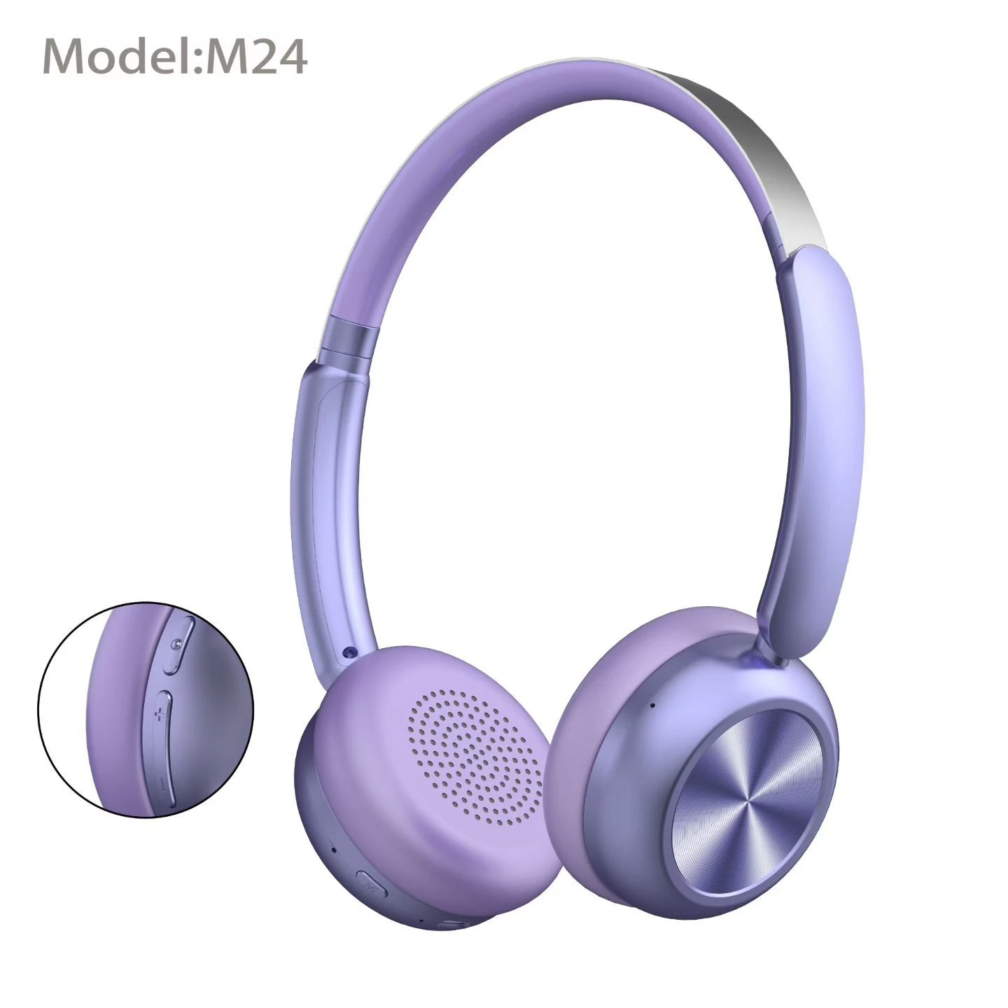 Low Latency Retro Wireless Bluetooth Headband Headphones Noise Canceling Portable