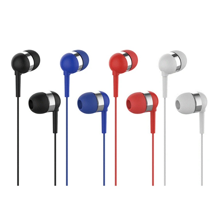 Low Price Travel Gift Promotion Disposable 3.5mm Jack Earphones Wired Stereo in-Ear Headphones