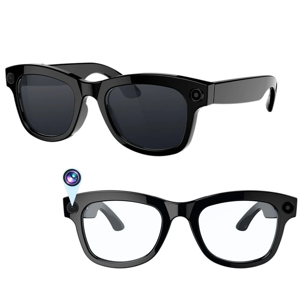 M01 PRO Ai Voice Assistant Glasses with 8MP Camera & Eis Video