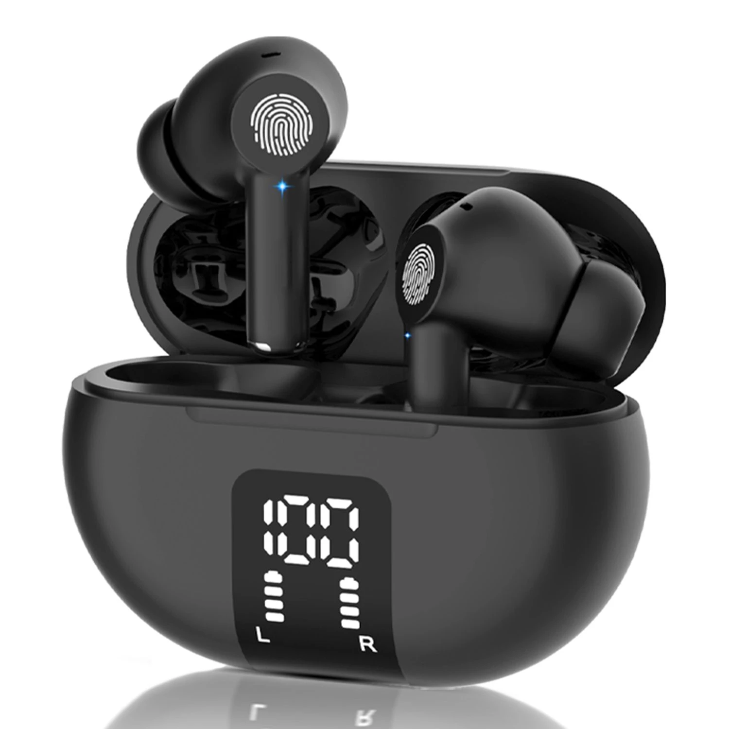 M10 Translator Earphones – Wireless, Multi-Language, Bluetooth, Black