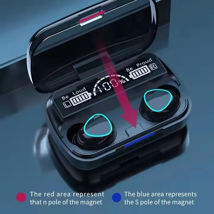 M10 Tws Wireless Headphones Bluetooth Earphone with Charging Box LED Sports Stereo Noise Canceling Earbuds Headsets