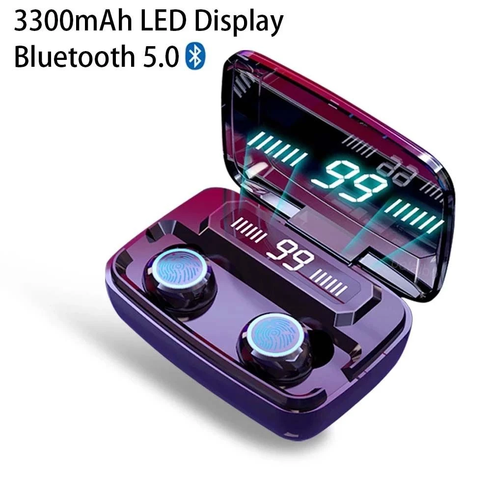 M11 Auriculares Audifonos Real Wireless Tws LED Power Display Earphone