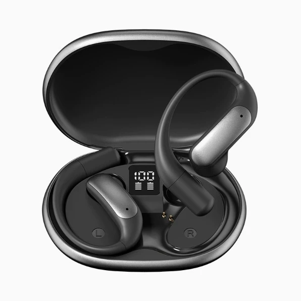 M129 Digital Display Open Ear Bone Conduction Sports Headset