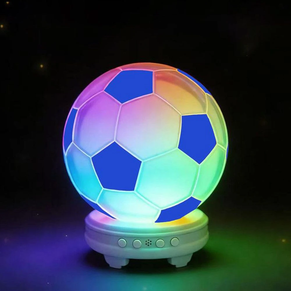 M267 Football Bluetooth Speaker RGB Light 5W – Blue