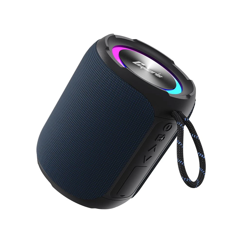 M5 Wireless Waterproof Portable Speaker with Tws Pairing and LED Lights, Bluetooth 5.3 Stereo Speaker with USB