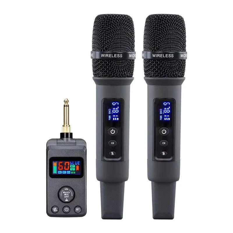 M50 Dual Wireless Anti-Howling Dynamic Karaoke Microphone