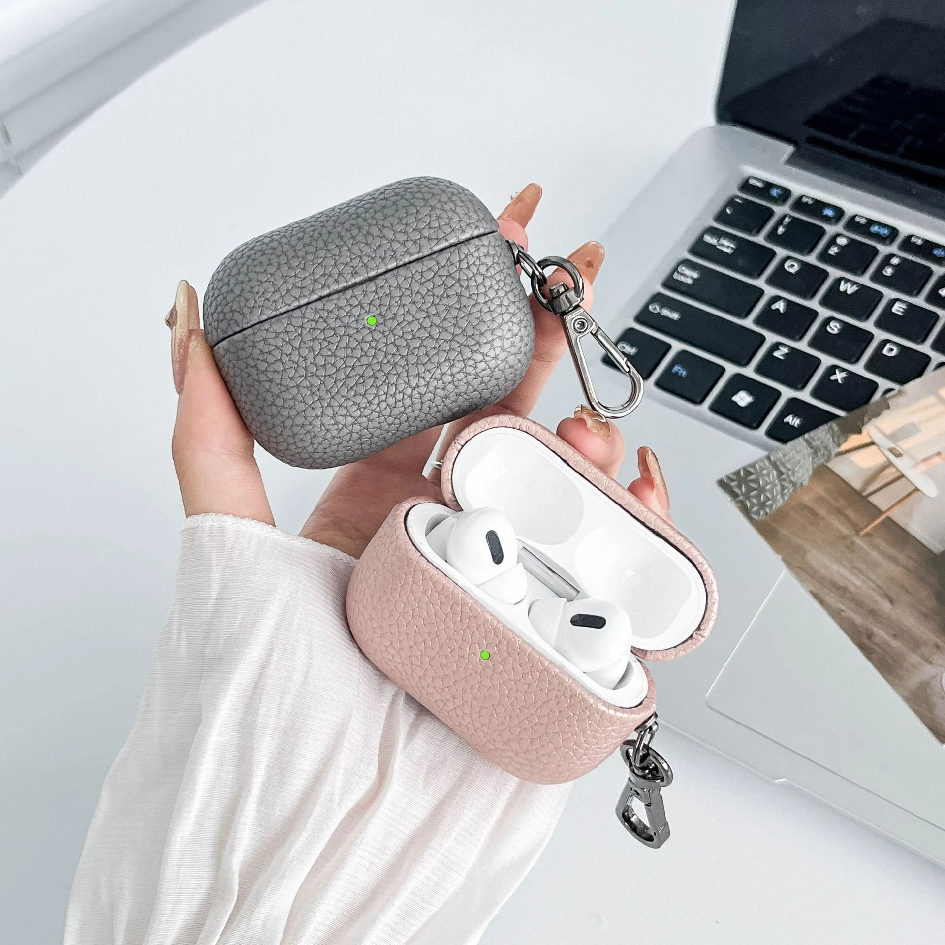 Macaron Color Leather Earphone Case for Airpod 2 3 PRO Earphone Accessories