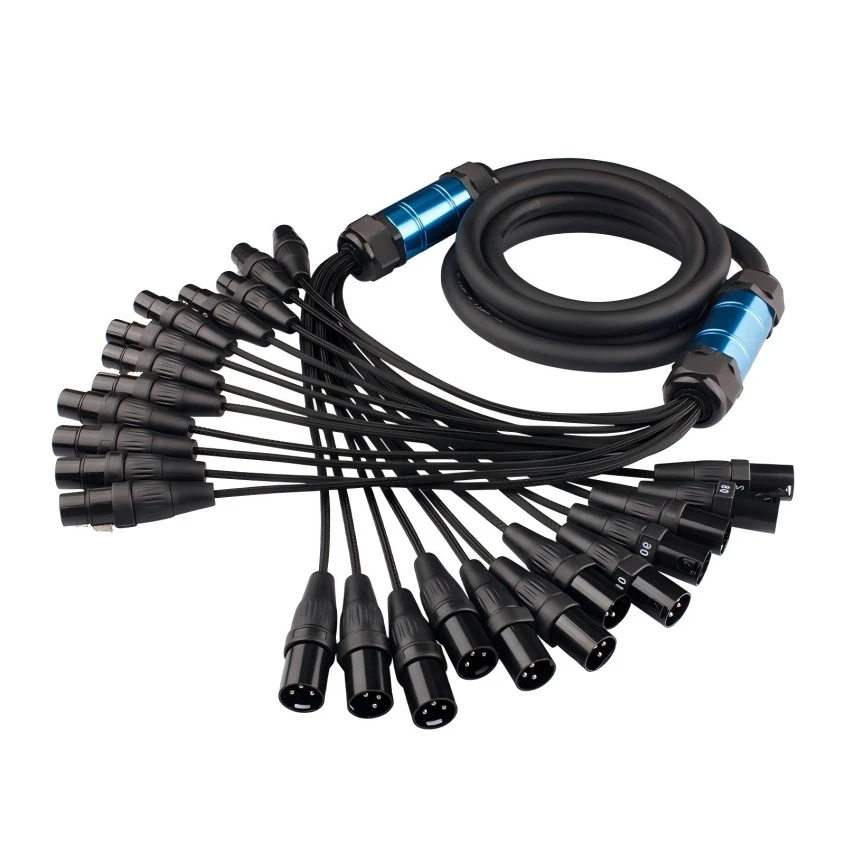 Male-Female Xir Audio Snake Power Cable 12channel with RoHS
