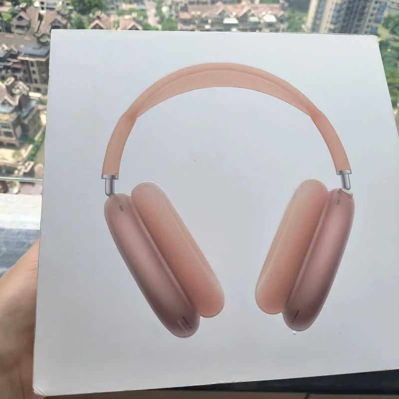 Max Over-Ear Bluetooth Headphones Pop up Window Auto Pairing Wireless Headset Equipped with USB-C Cable Anc Stereo Earphones