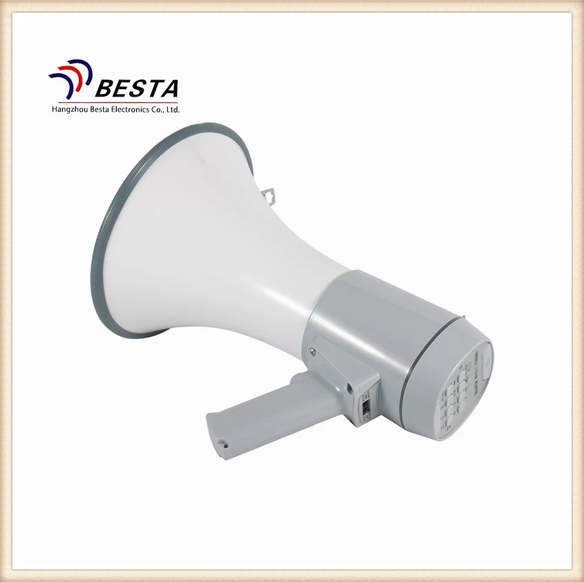Megaphone Alarm System Loudspeaker Outdoor HiFi Speaker USB Plastic Megaphone with Recorder