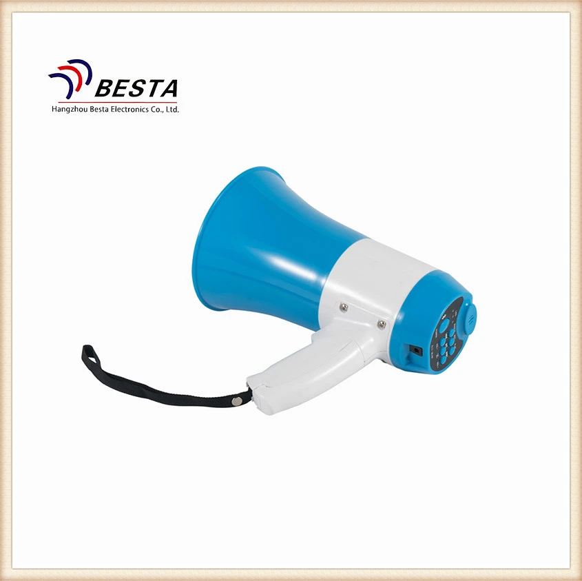 Megaphone Siren Bullhorn Handy USB SD Portable Megaphone with 400m