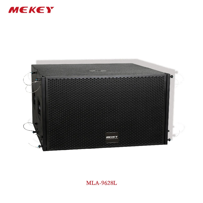 Mekey High-Performance Line Array Dual 15-Inch Subwoofer Speakers for Events Mla-9628L