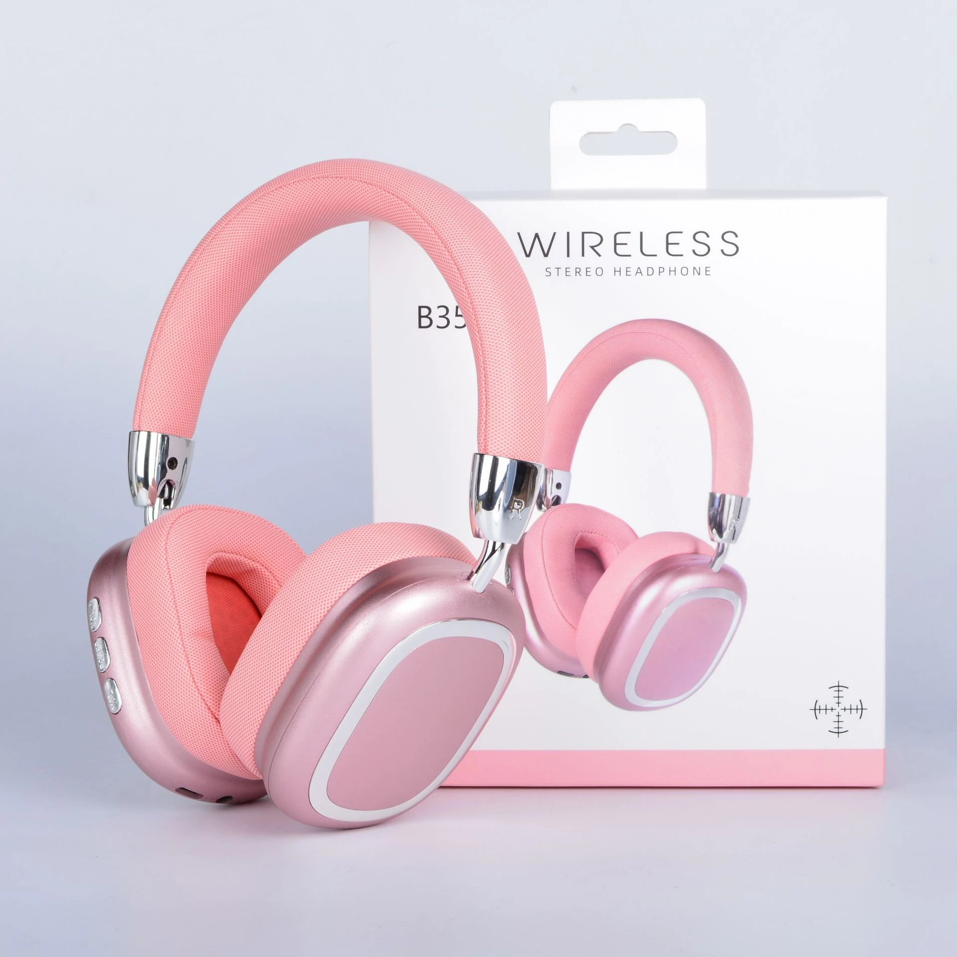 Metallic Headset Bluetooth Stereo Subwoofer