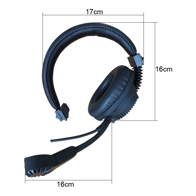 Miboard Professional 2X3.5mm Rotor Headband Sn130 Wireless Headphone Noise Canceling