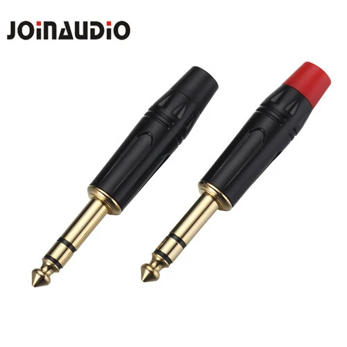 Microphone Connector 1/4″ Stereo 6.35mm Plug for Speaker (X-145)