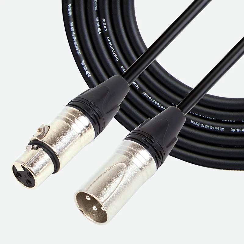 Microphone OFC Low Noise Shielded Male and Female XLR Cable