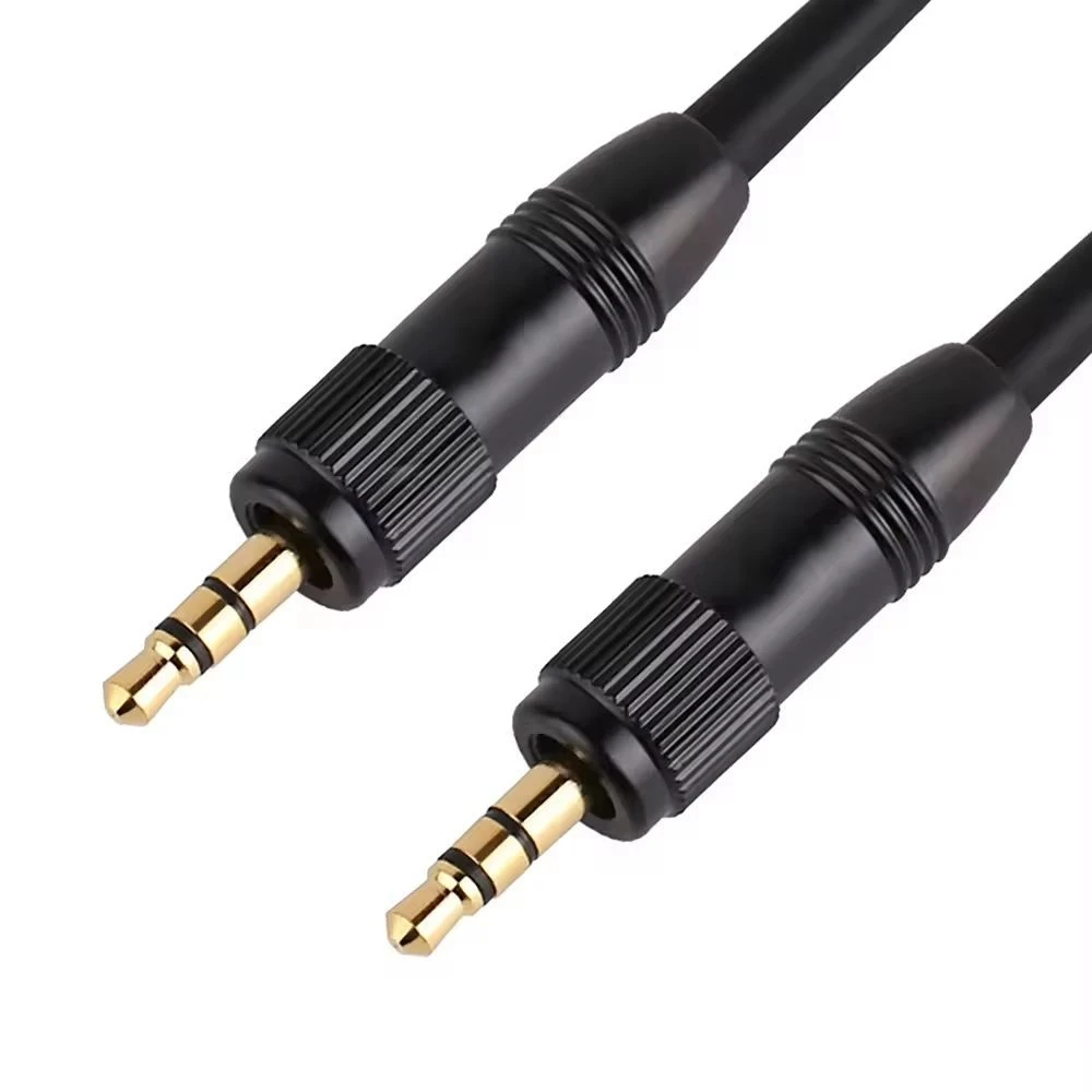 Mini 3.5 mm TRS Connector Plug OEM Factory Wholesale Jack 3pole Adapter Withlock Headphone Earphone Gold Plated D112/V1/P03