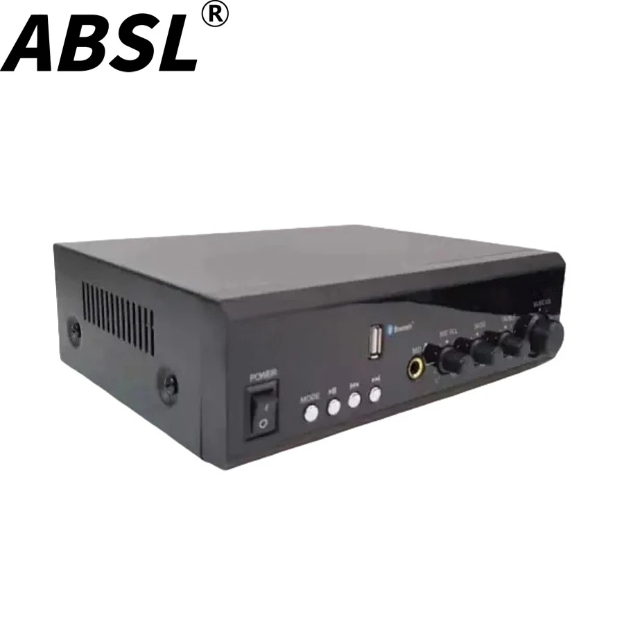 Mini 40W Portable Class-D PA Sound Audio Power Amplifier for Background Music