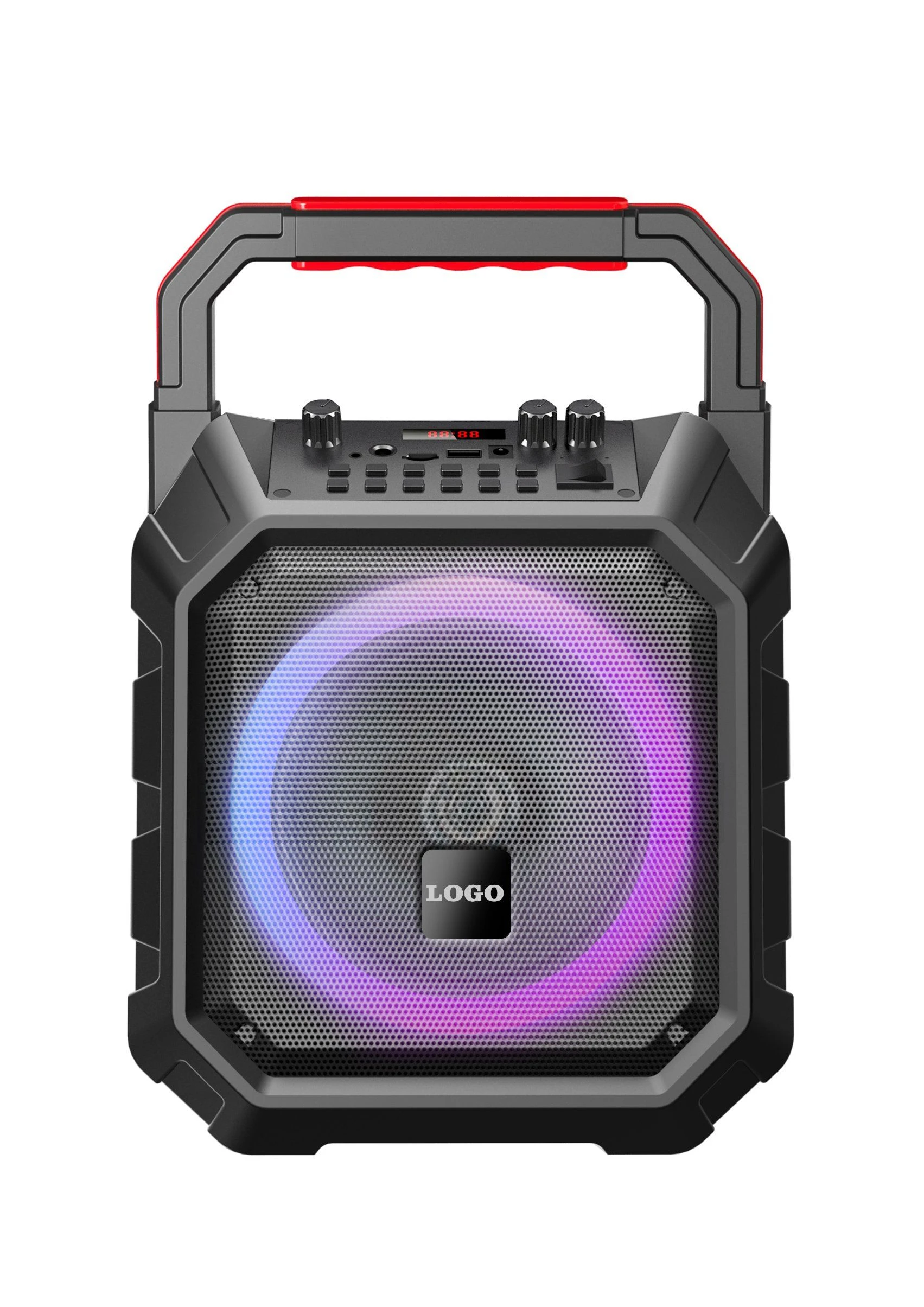 Mini Bluetooth PA Handheld Wireless Professional Small Portable Rechargeable Karaoke Sound Box Speaker ED-615