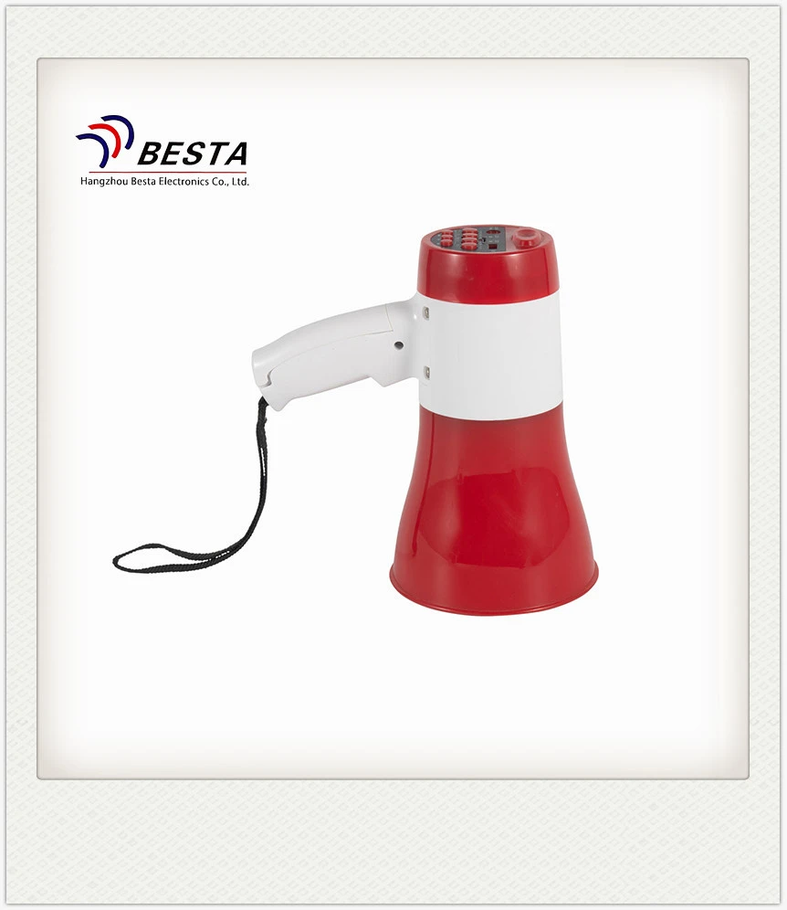 Mini Handle Megaphone USB SD Megaphone with Battery 15W