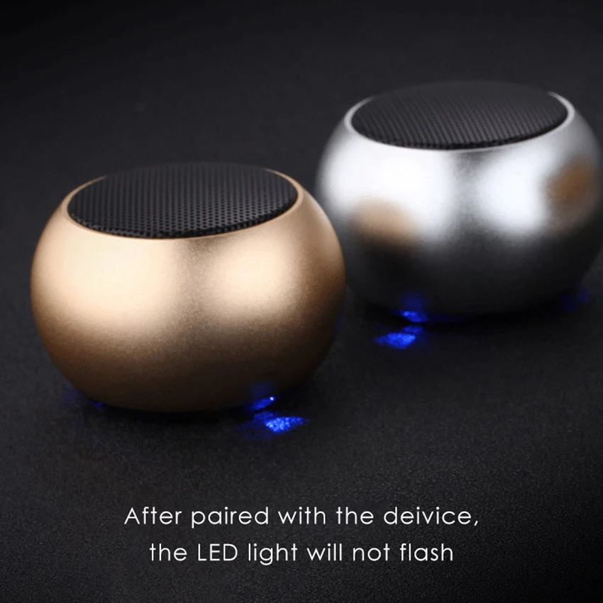 Mini M3 USB Bt Speaker Gradient Desktop Theater Subwoofer Wirelessperfect Sound Portable Plating Colorful Light Speakers