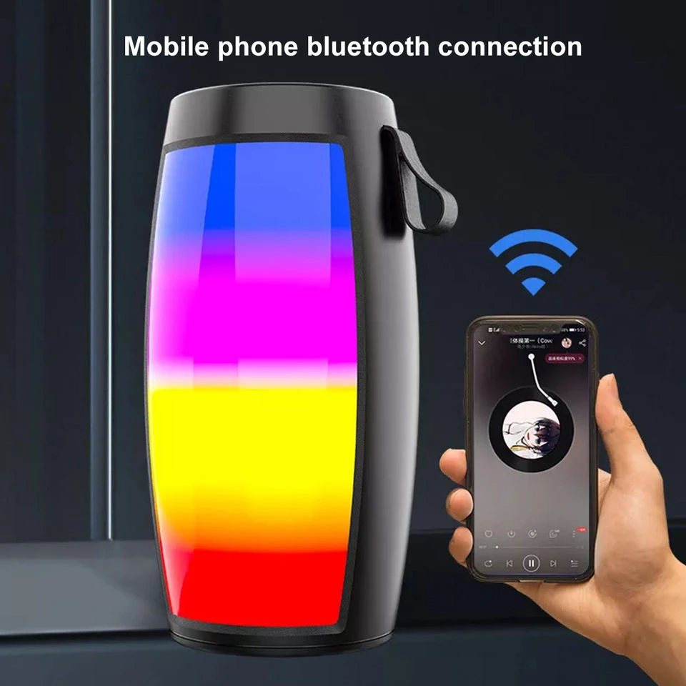 Mini Portable Colorful Lights Waterproof Wireless Tws Super Bass Bluetooth Speaker