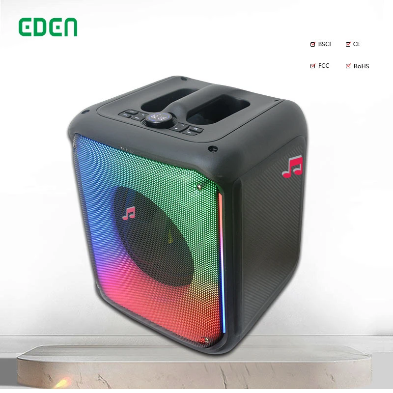 Mini Portable Karaoke System Speaker Rechargeable Battery PA Portable Wireless Multimedia Bluetooth Speaker
