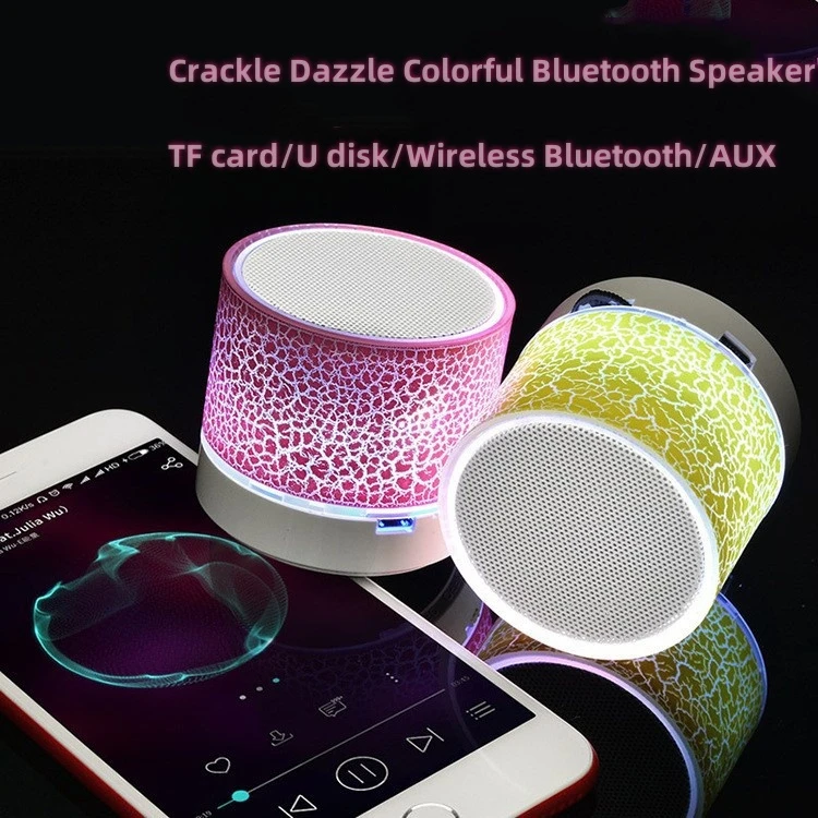 Mini Portable LED Light Wireless Bluetooth Speaker Loudspeaker
