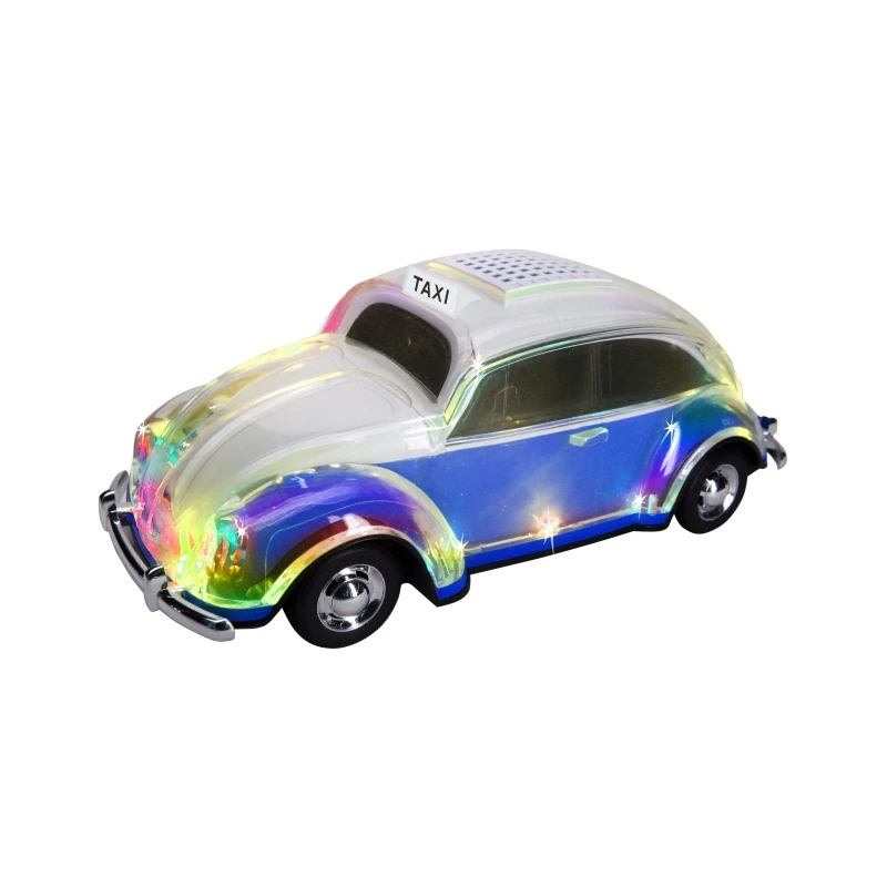 Mini Taxi Shape Stereo Portable Outdoor Wireless Bluetooth Car Speaker with FM