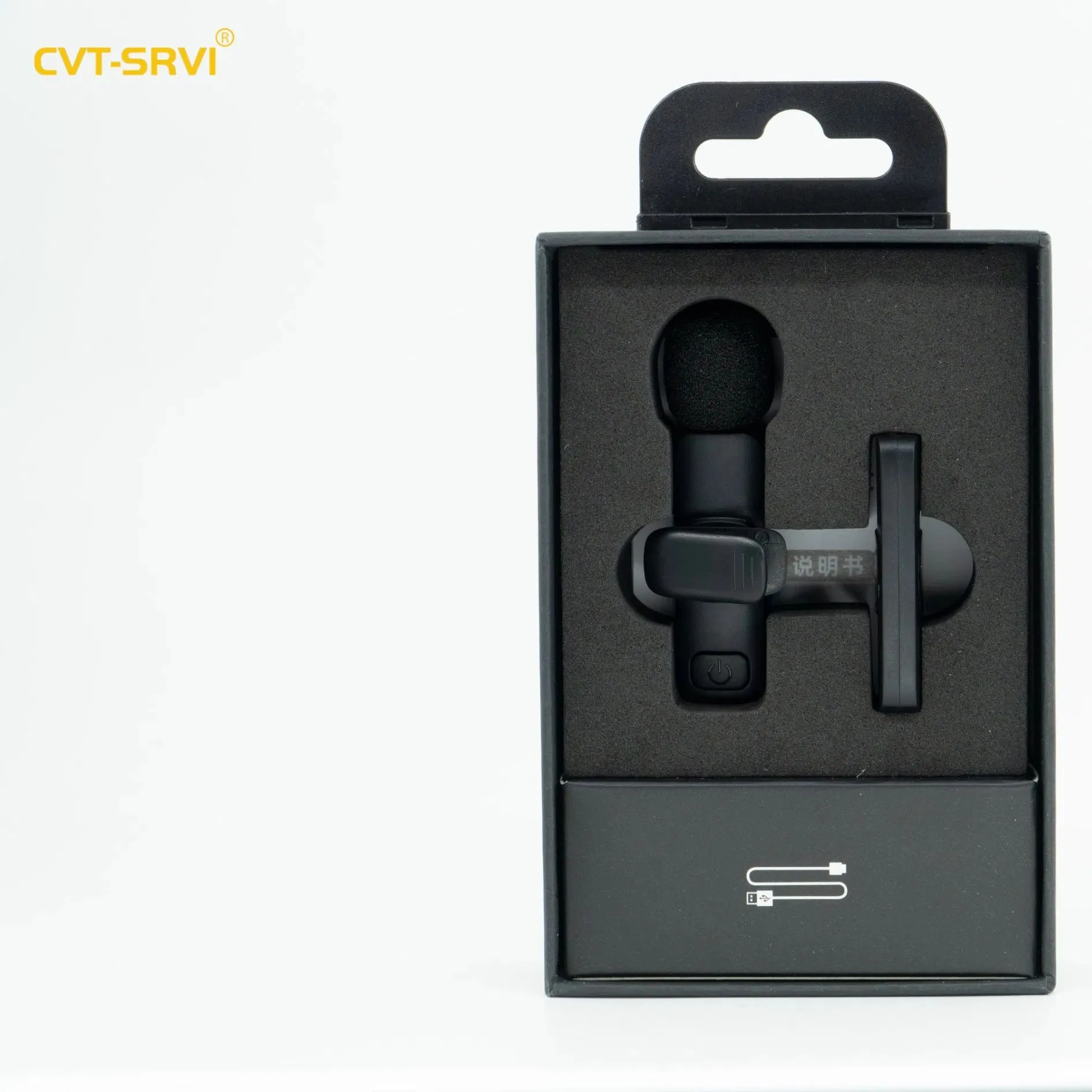 Mini Wireless Lavalier Microphone Portable Audio Video Recording Microfonoe for iPhone Android Live Broadcast Gaming Phone