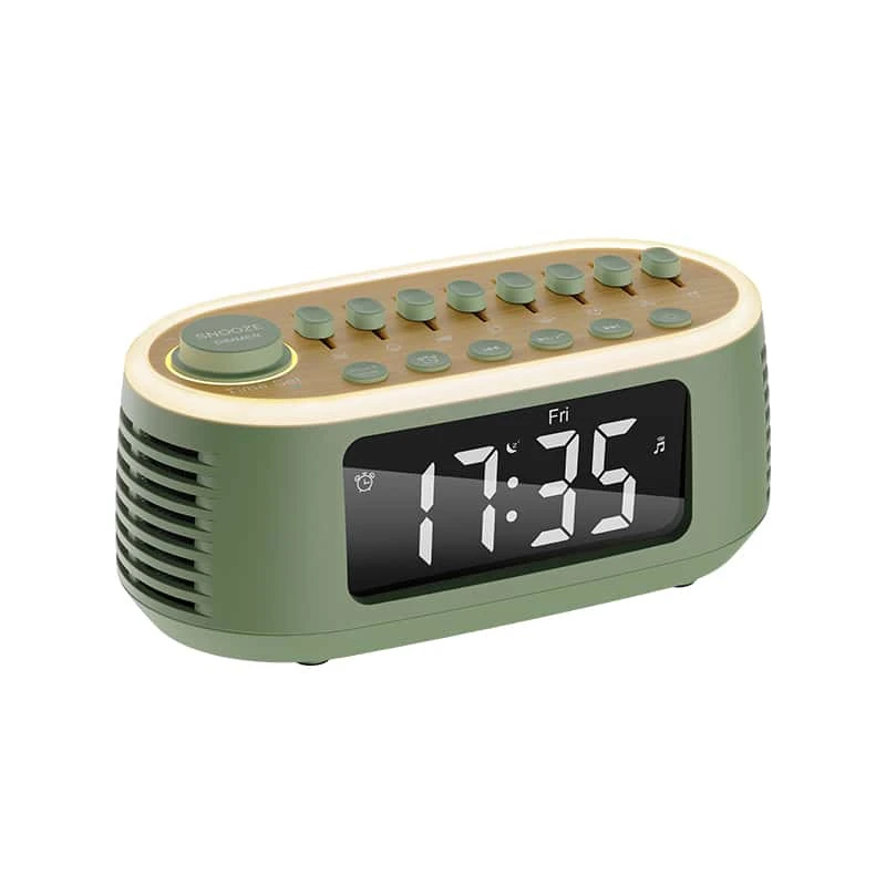 Modern Long-Lasting Soothing Dimmer Switch Alarm Clock Speaker for Hotel