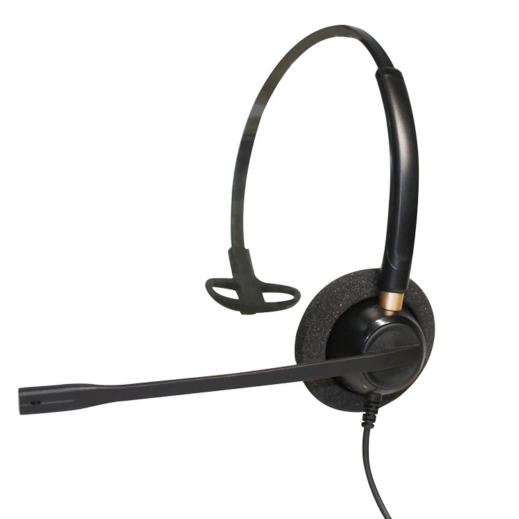 Monaural Call Center USB Headset Single-Sided Noise Canceling Headphone Call Center Office PC Headset